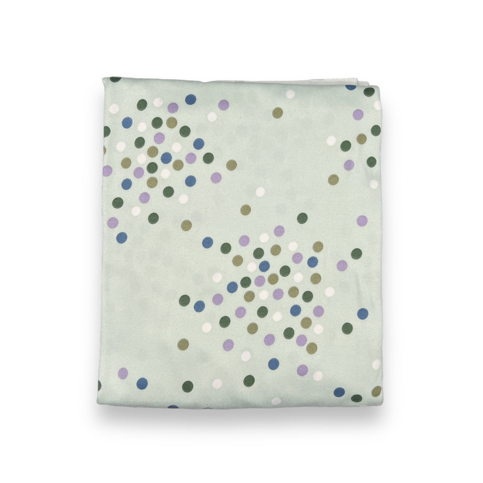 Double Brushed Polyester (DBP) - Light Moss Confetti Dots